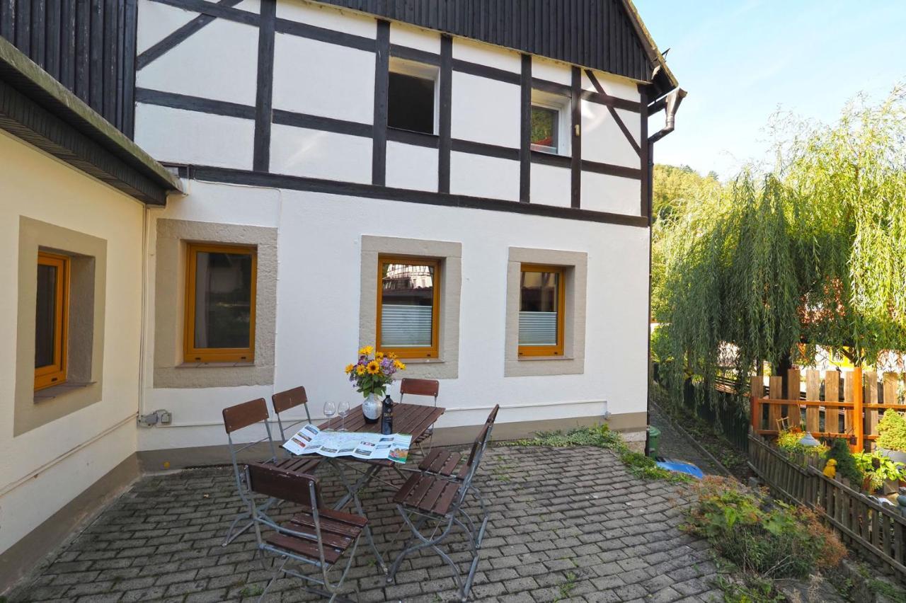 Apartamento Haus Felsental Rathen Exterior foto