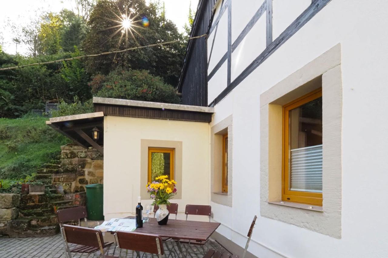 Apartamento Haus Felsental Rathen Exterior foto